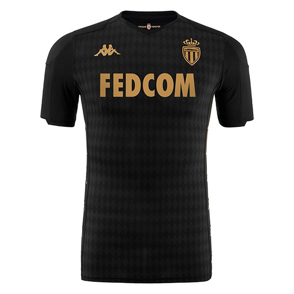 Tailandia Camiseta AS Monaco 2ª Kit 2019 2020 Negro
